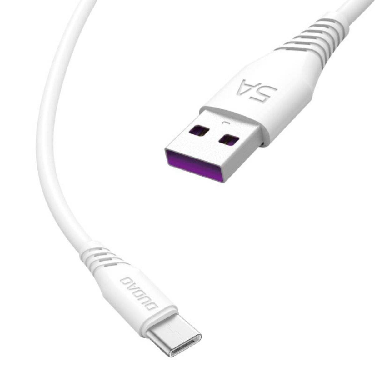 Dudao L2T USB-A zu USB-C Kabel 5A 2m Weiß