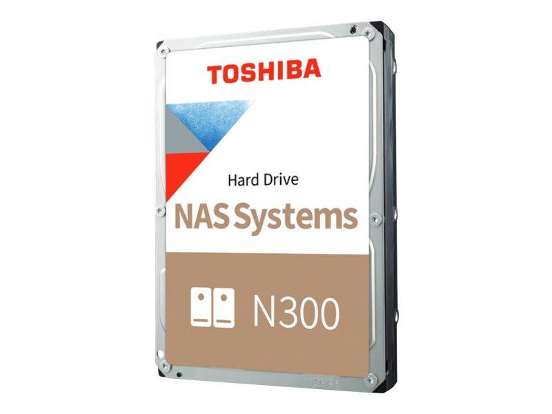 Toshiba NAS-Systeme N300 Festplatte in einem Produktbild, gekennzeichnet mit „Festplatte