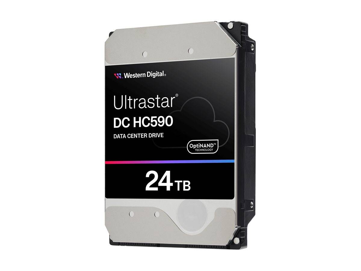 WD Ultrastar DC HC590 0F65642 - Festplatte - Datencenter - verschlüsselt - 24 TB - intern - 3.5" (8.9 cm)