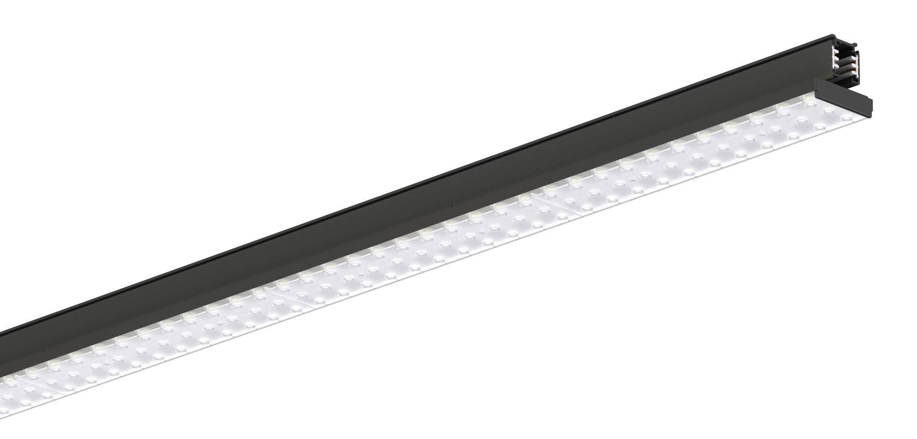 DOTLUX LED-Leuchteneinsatz LINEAtrack 1500mm 39-63W 3000K schwarz 90°