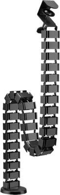 LogiLink Flex. Kabelkanal - Klemmvers. - 1347x129mm schwarz
