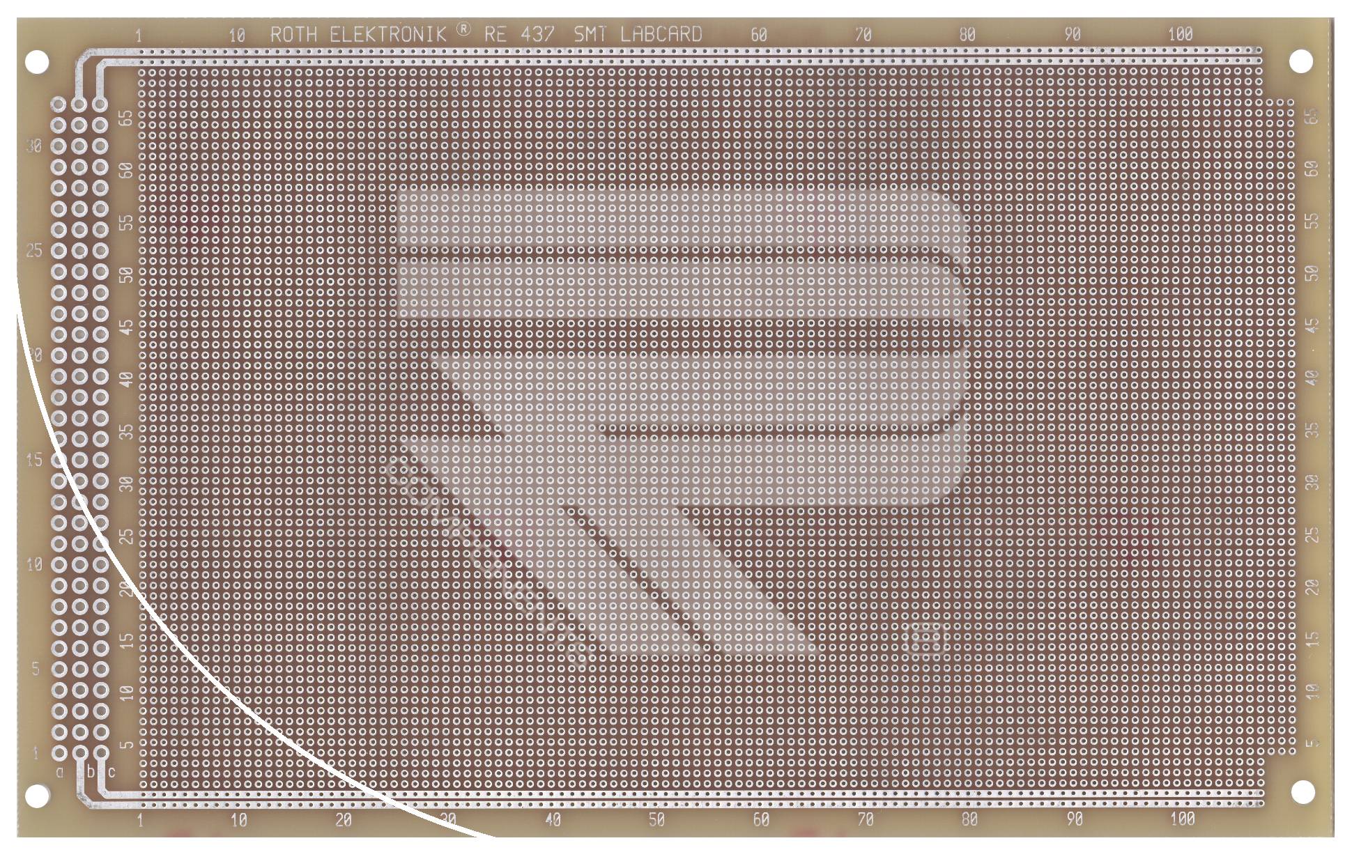 Roth Elektronik RE437-LF SMD Laborkarte Epoxyd RM 1,27 mm durchkontaktiert