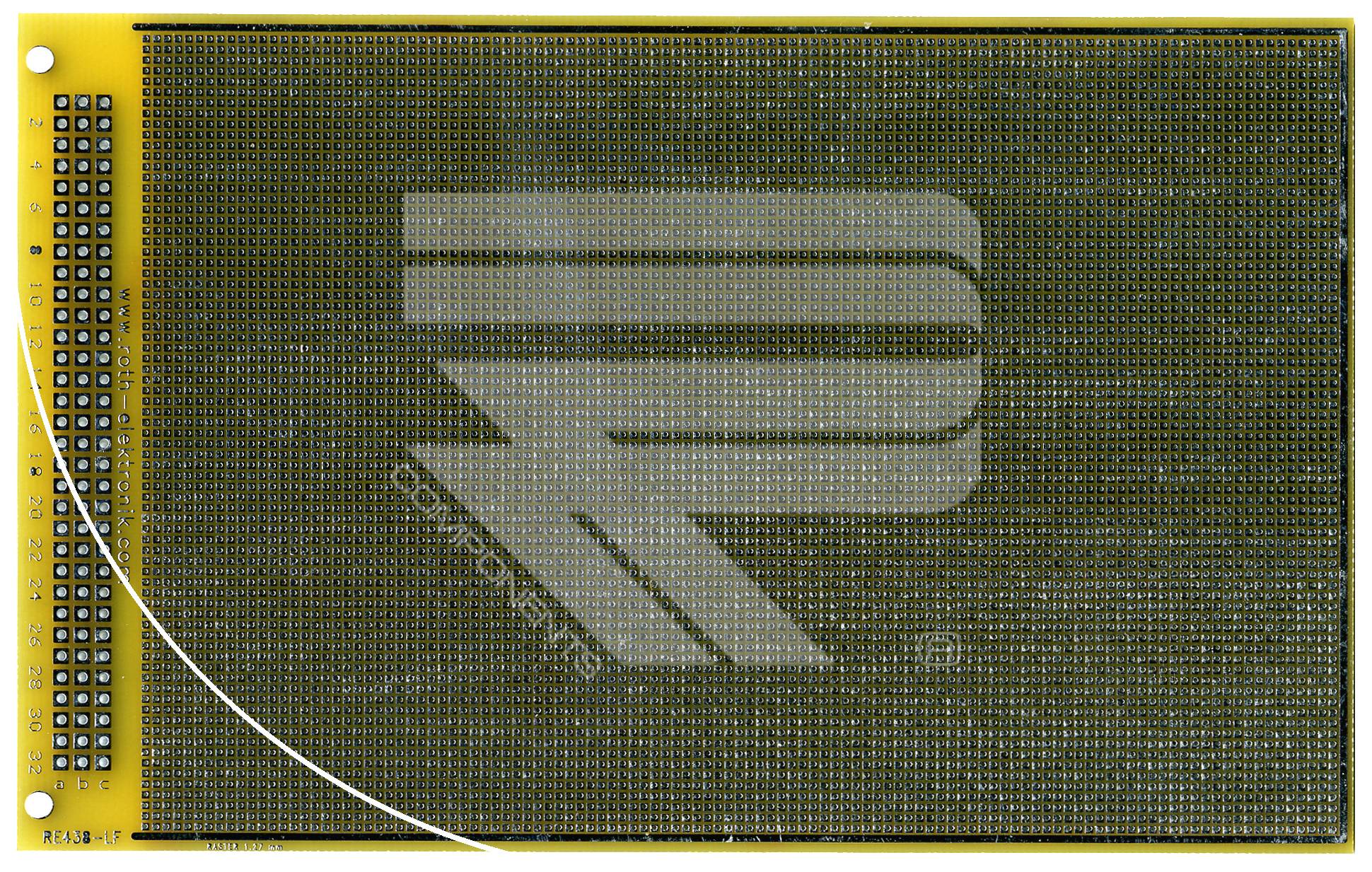 Roth Elektronik RE438-LF SMD Laborkarte Epoxyd RM 1,27 mm durchkontaktiert