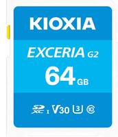 KIOXIA - Exceria G2 SD Card 64GB - Secure Digital (SD)