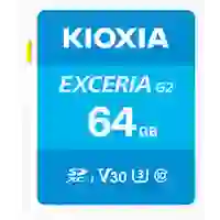 KIOXIA - Exceria G2 SD Card 64GB - Secure Digital (SD) KIOXIA - Exceria G2 SD Card 64GB - Secure Digital (SD)