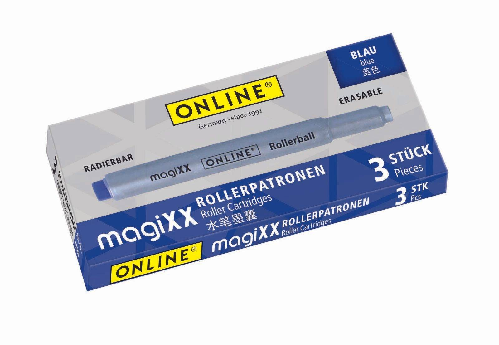 ONLINE Patrone MagiXX Blau 3 Stück