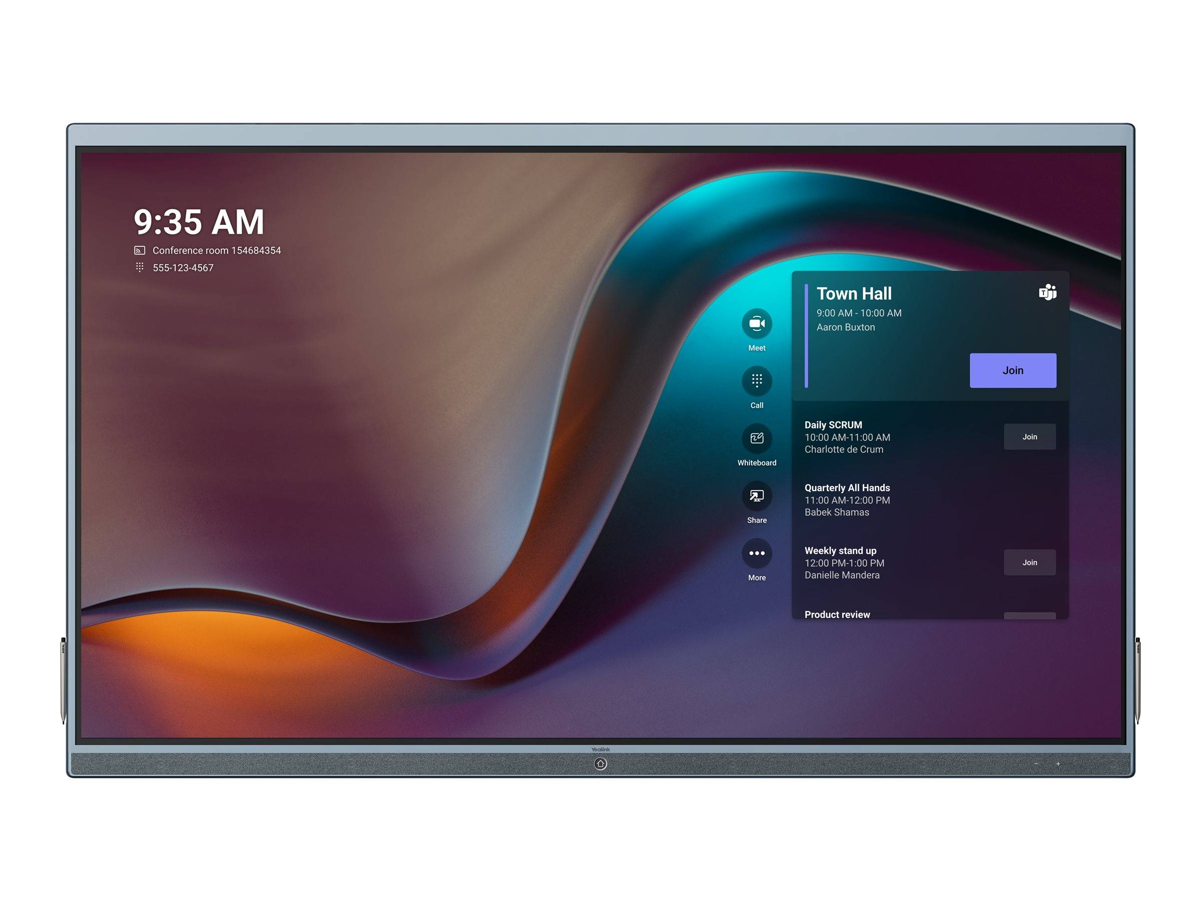 Yealink ETV86 - 218 cm (86") Diagonalklasse LCD-Display mit LED-Hintergrundbeleu