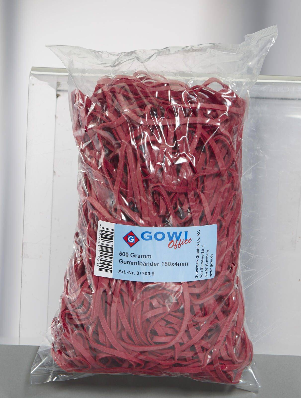 Gowi Gummibänder rot