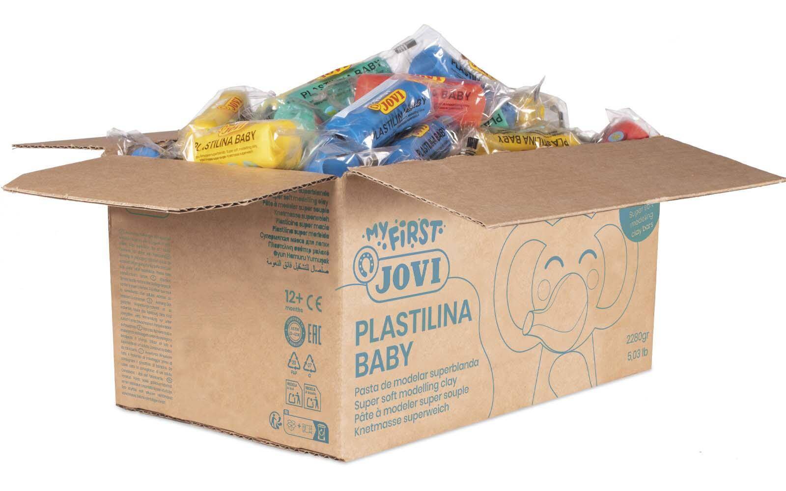 Jovi Knete My First Plastilina Baby farbsortiert 60 Farben je 38.0 g