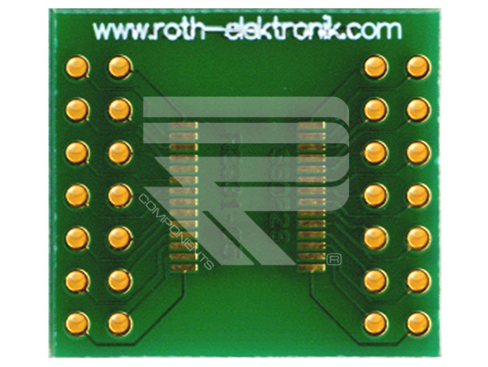 Roth Elektronik RE931-05 Adapter SSOP 28 Pins 0,65 mm Pitch