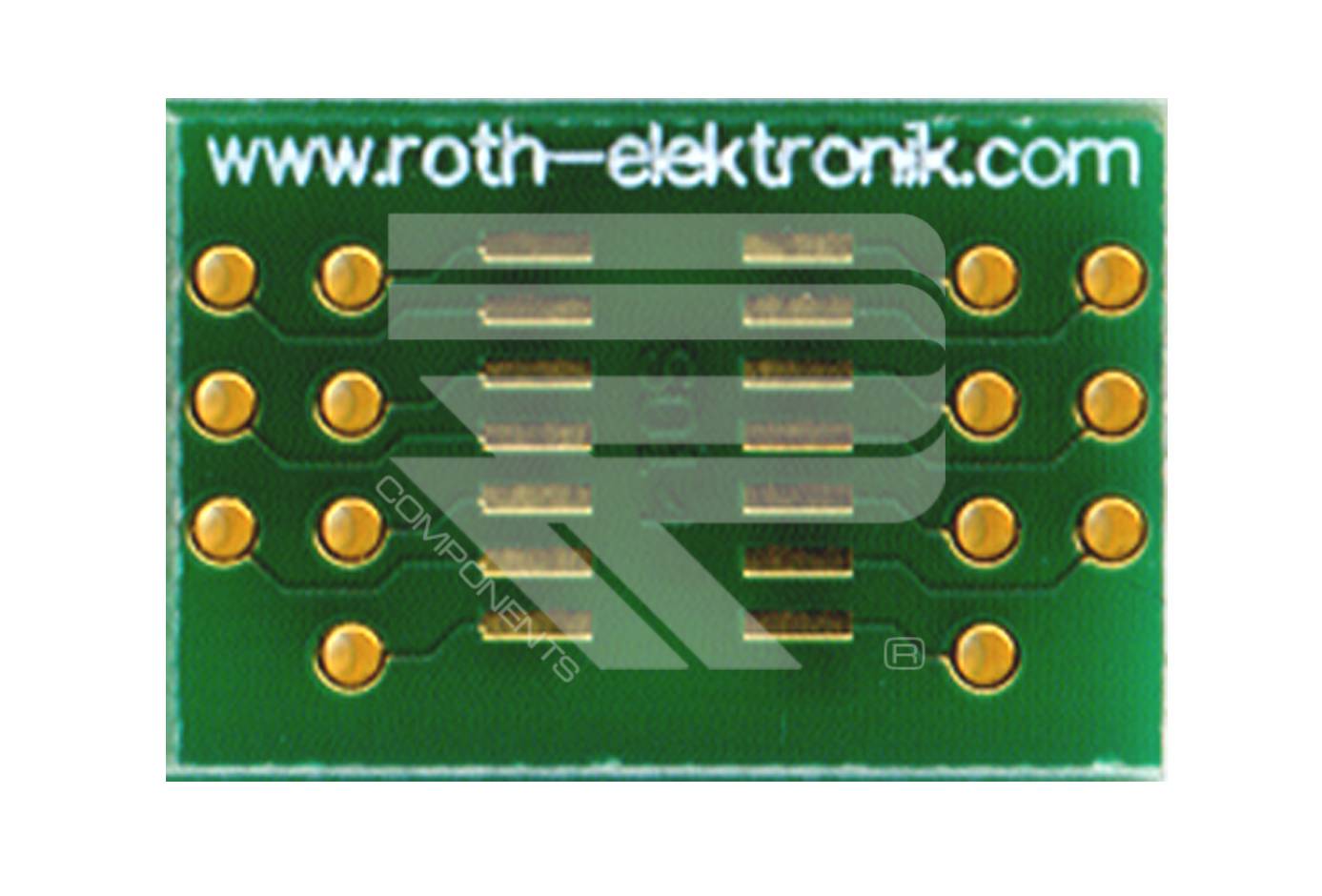 Roth Elektronik RE932-03 Adapter SO 14 Pitch 1,27 mm