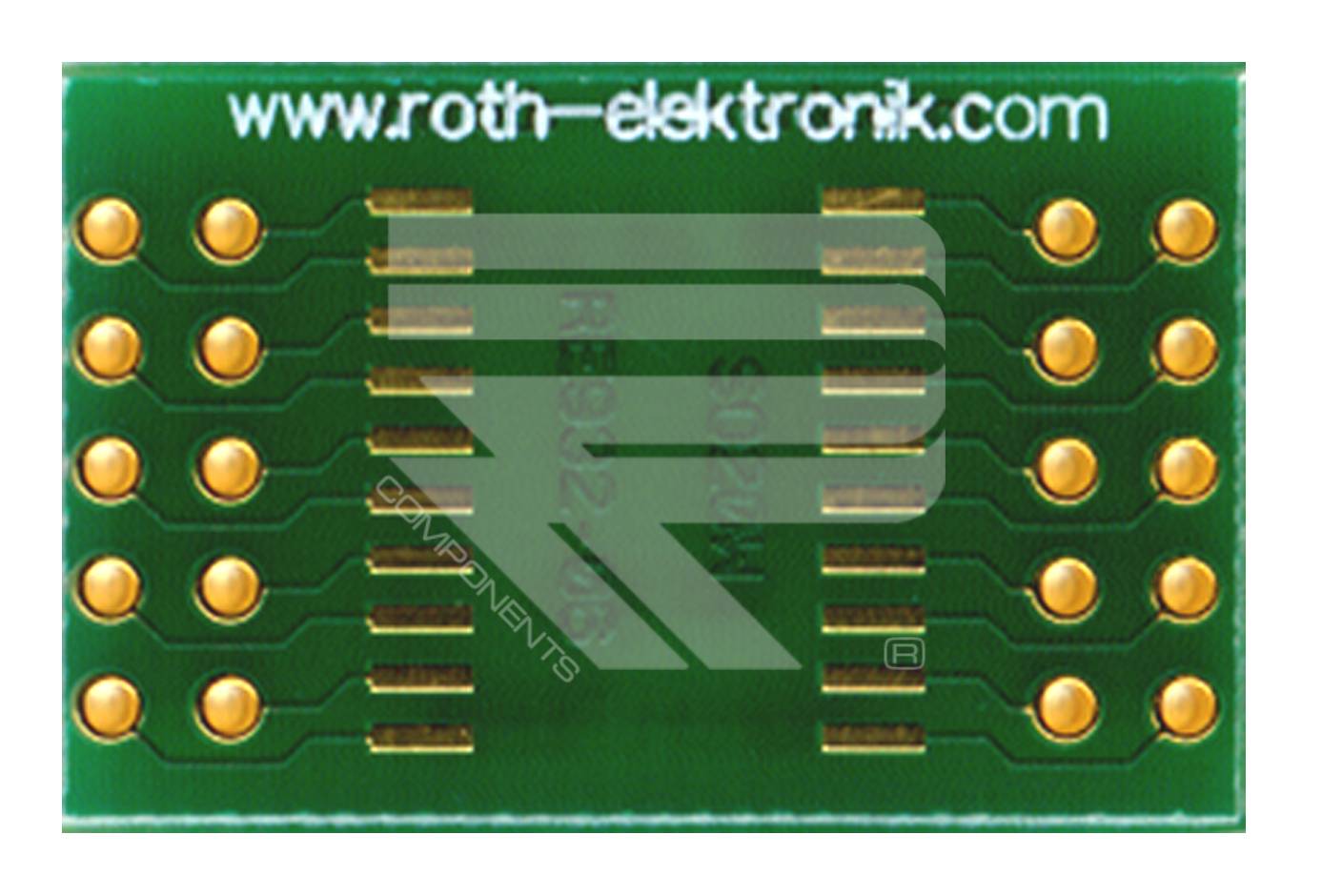 Roth Elektronik RE932-06 Adapter SO 20w Pitch 1,27 mm