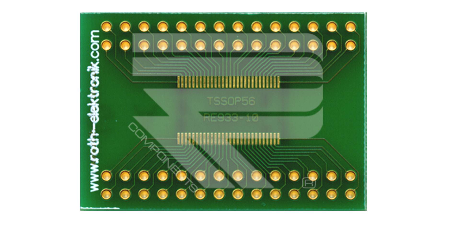 Roth Elektronik RE933-10 Adapter TSSOP 56 Pitch 0,50 mm