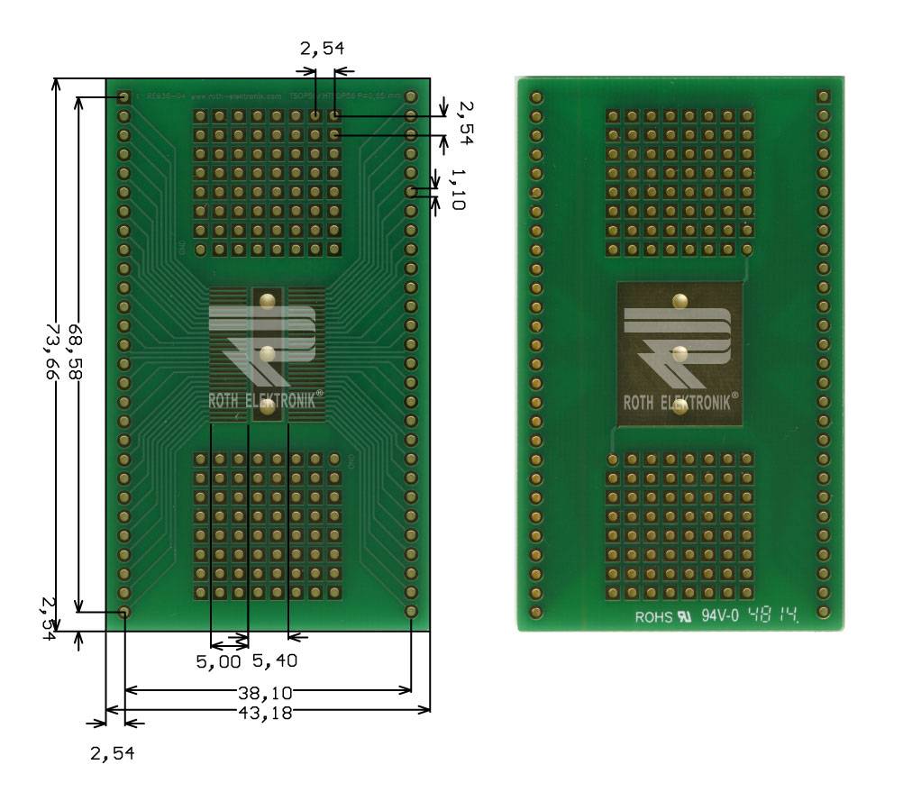 Roth Elektronik RE936-04 Multiadapter TSOP56 & HTSOP56 0,65 mm Pitch