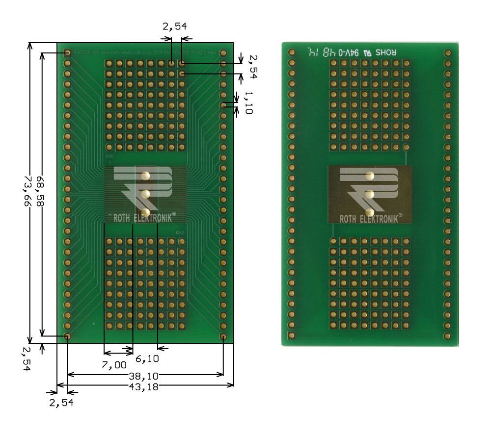 Roth Elektronik RE936-05 Multiadapter TSOP56 & HTSOP56 0,50 mm Pitch