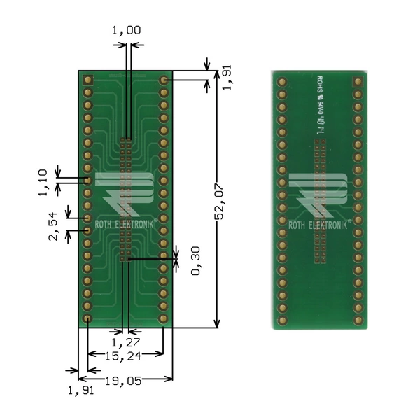 Roth Elektronik RE937-05 Multiadapter 40 Pin DIP zu DIP Roth Elektronik RE937-05 Multiadapter 40 Pin DIP zu DIP