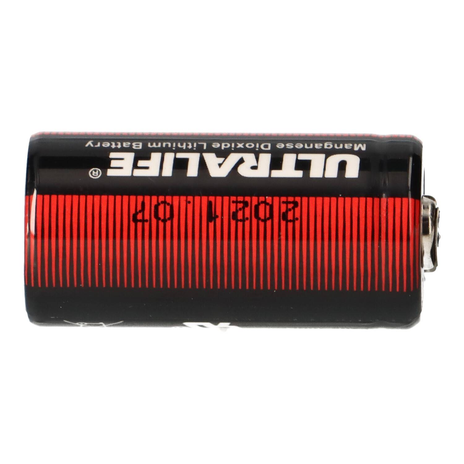 Ultralife CR123A Lithium Batterie 3V 1600 mAh mit U-Lötfahne – CR17345