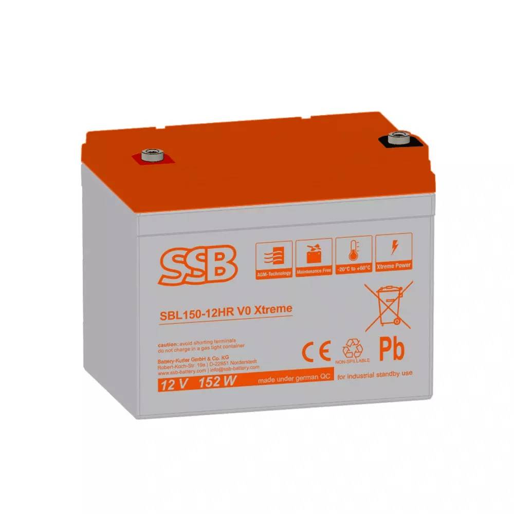 SSB Battery SBL150-12HR V0 Xtreme 12V 33Ah Bleiakku