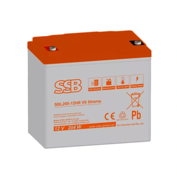 SSB Battery SBL200-12HR V0 Xtreme 12V 55Ah Bleiakku SSB Battery SBL200-12HR V0 Xtreme 12V 55Ah Bleiakku