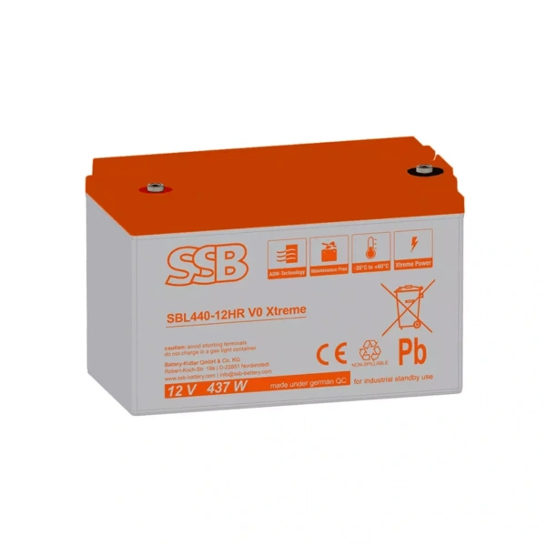 SSB Battery SBL440-12HR V0 Xtreme 12V 100Ah Bleiakku SSB Battery SBL440-12HR V0 Xtreme 12V 100Ah Bleiakku