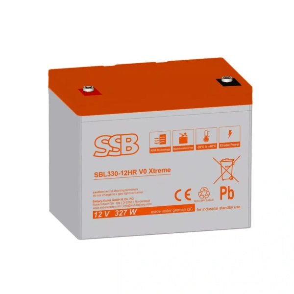 SSB Battery SBL330-12HR V0 Xtreme 12V 75Ah Bleiakku SSB Battery SBL330-12HR V0 Xtreme 12V 75Ah Bleiakku