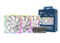 MONTECH - AX120 PWM ARGB Lüfter 3er Pack weiß - 120mm