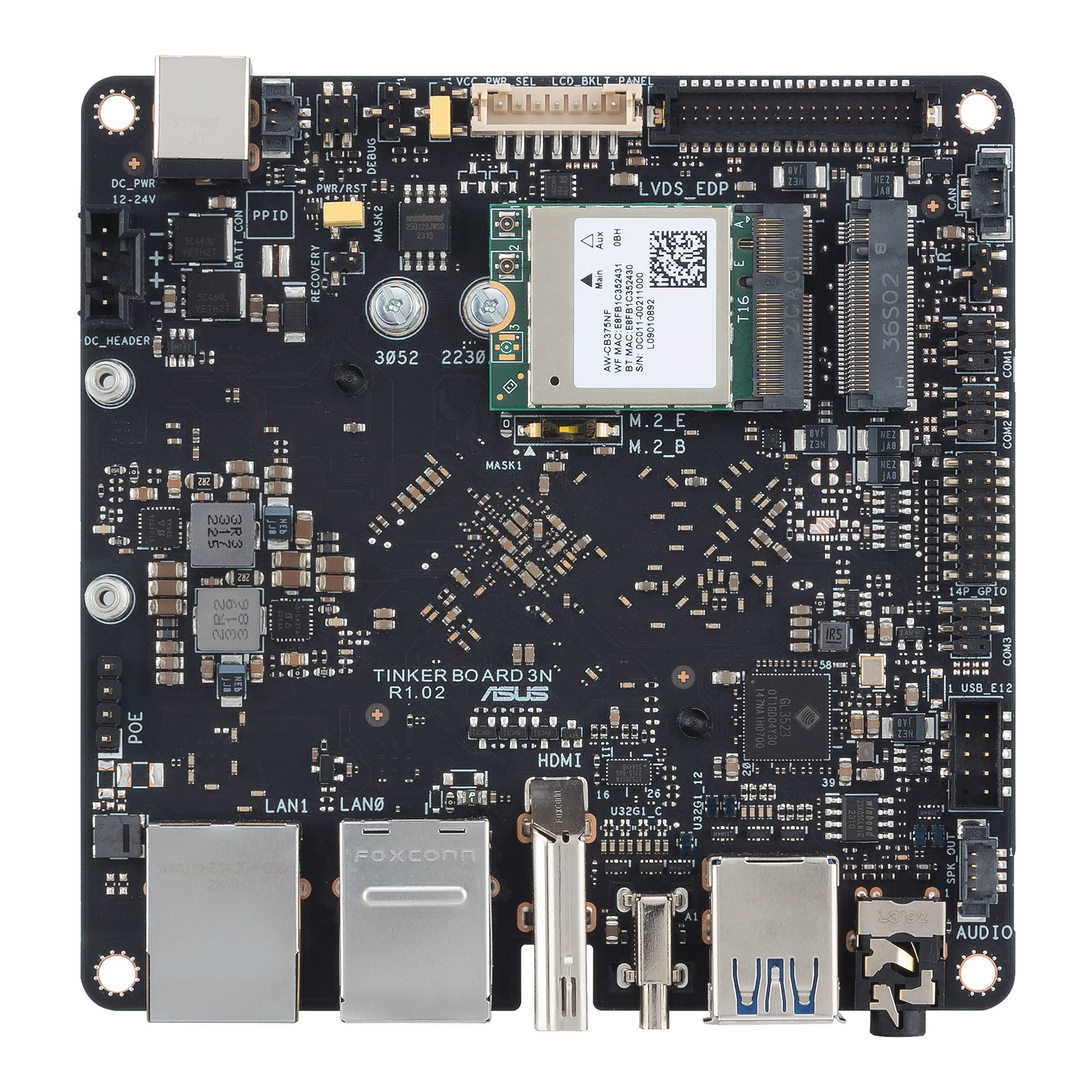 ASUS Tinker Board 3N - Einplatinenrechner - Rockchip RK3568