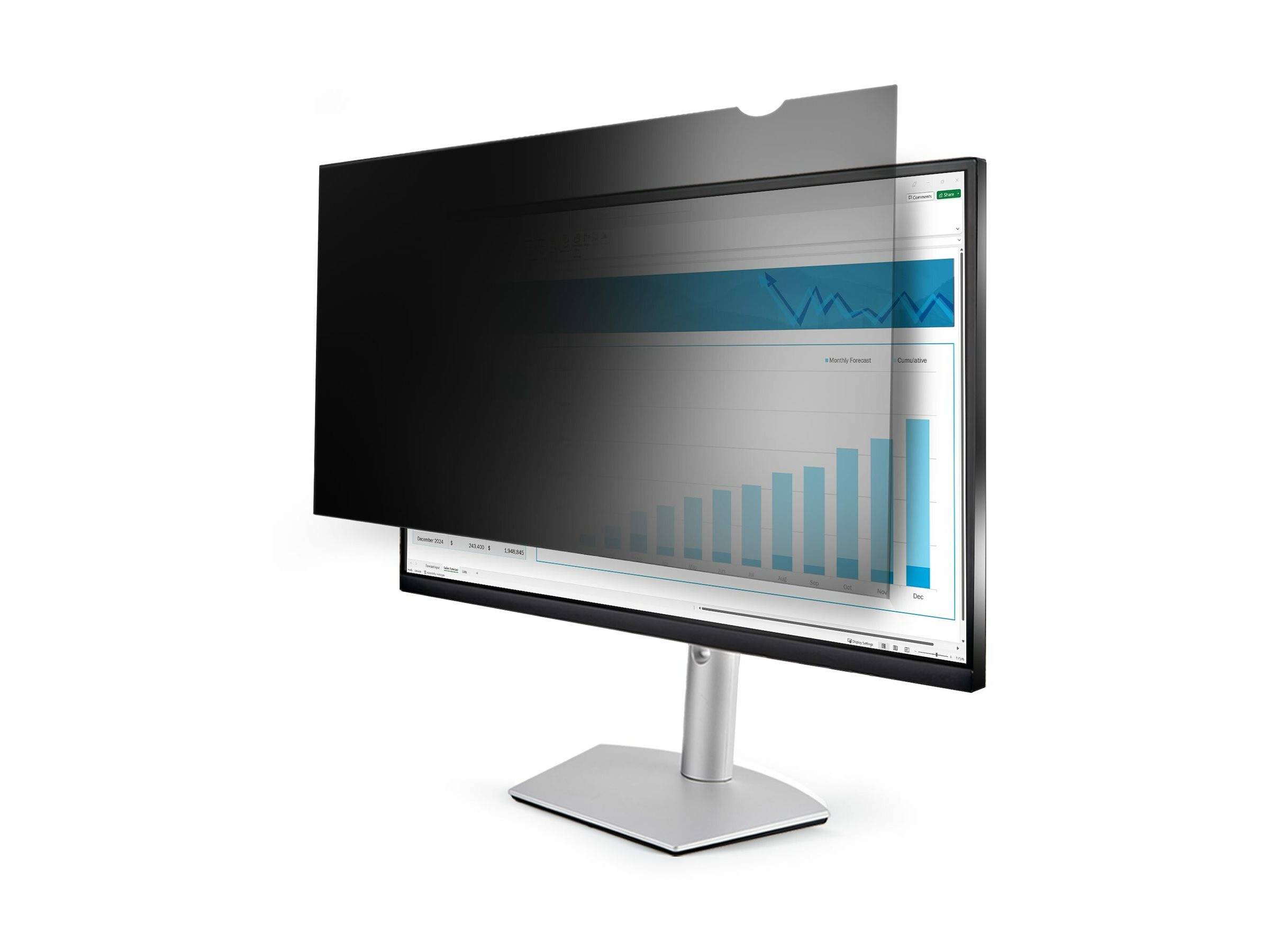StarTech.com 31.5-inch 16:9 Computer Monitor Privacy Screen/Filter - Blickschutzfilter für Bildschirme - 2-Wege - entfernbar - Halter/Klebepunkte