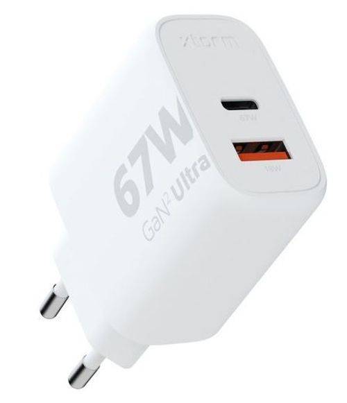 Xtorm GaN Ladegerät XEC067, 67 Watt, weiß, GRS-zertifiziert