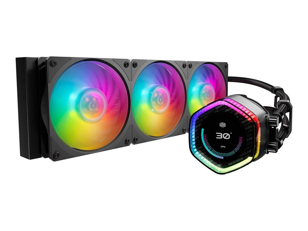 Cooler Master MasterLiquid 360 ION - Prozessor-Flüssigkeitskühlsystem - Kühlergröße: 360 mm - (für: LGA1156, LGA1155, LG