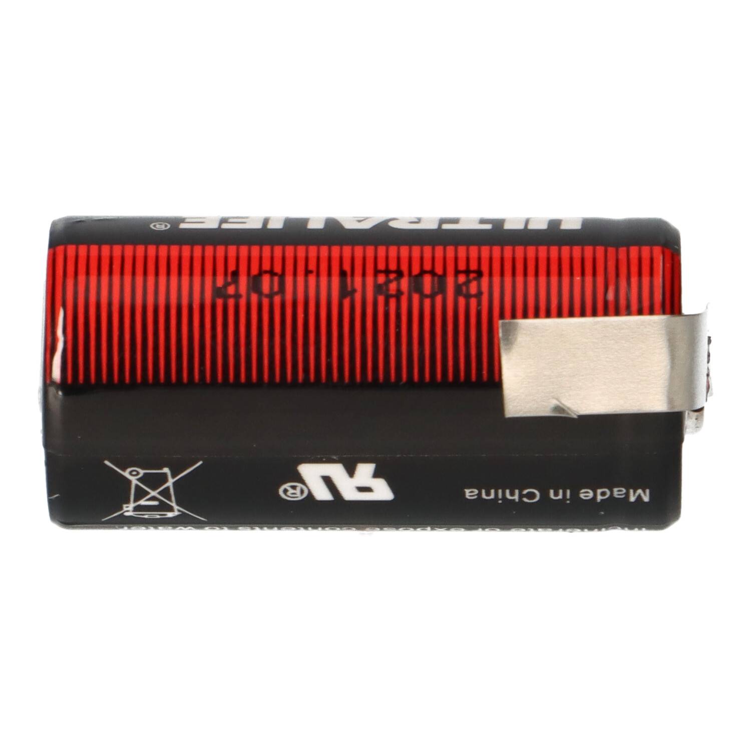 Ultralife CR123A Lithium Batterie 3V 1600 mAh mit Z-Lötfahne – CR17345