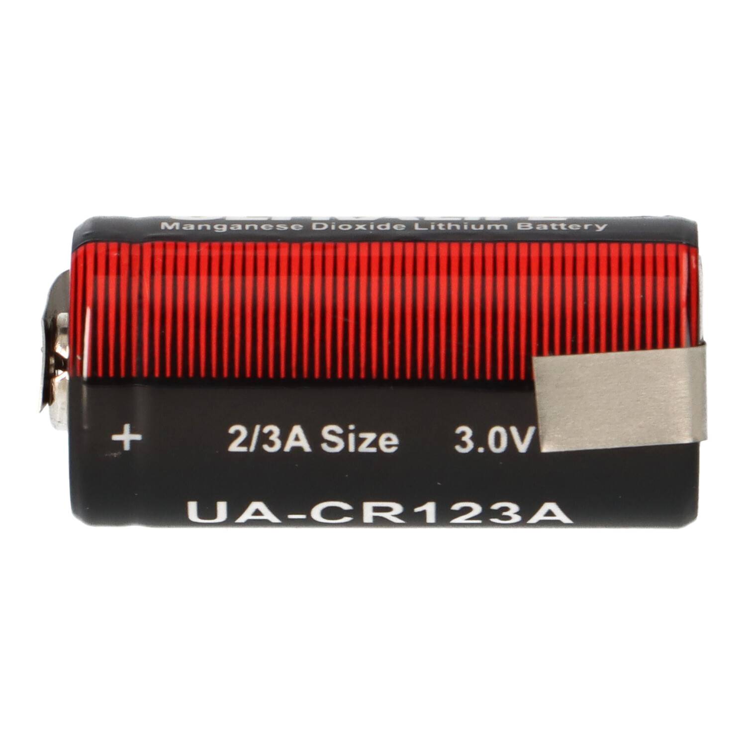 Ultralife CR123A Lithium Batterie 3V 1600 mAh mit Z-Lötfahne – CR17345
