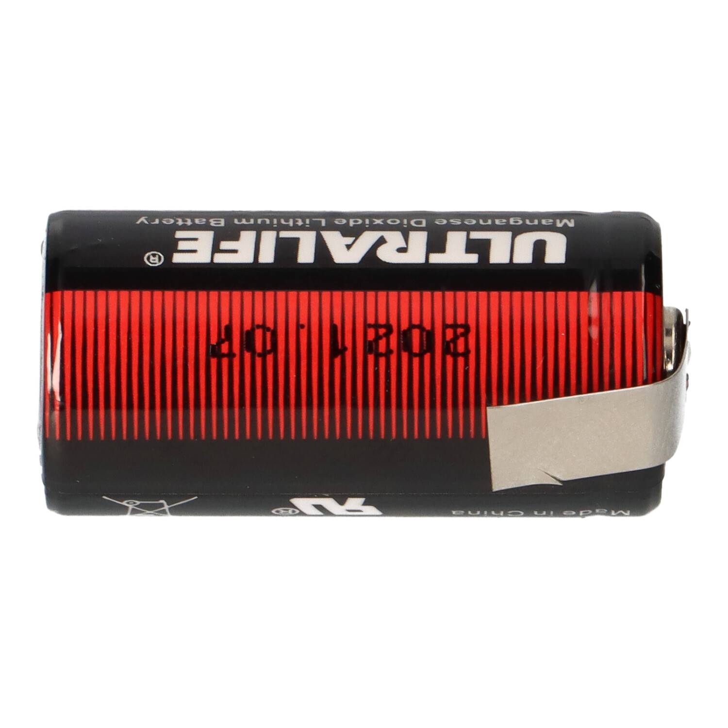 Ultralife CR123A Lithium Batterie 3V 1600 mAh mit Z-Lötfahne – CR17345