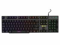 INCA - Gaming Tastatur IKG-446 Regenbogen RGB dt. Layout retail - Tastatur - 105 Tasten