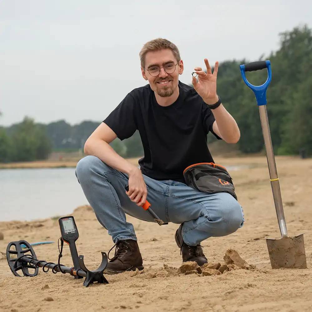 Quest X5 IDmaxX Metalldetektor mit gratis XPointer Pinpointer