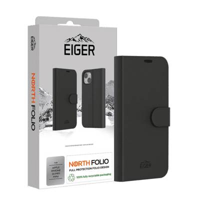 Eiger North Folio Case iPhone 16 Pro Max schwarz