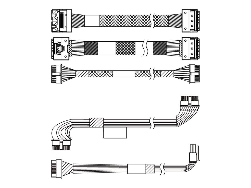 Lenovo - Speicherkabelkit - für 3,5""/2,5"" Chassis
