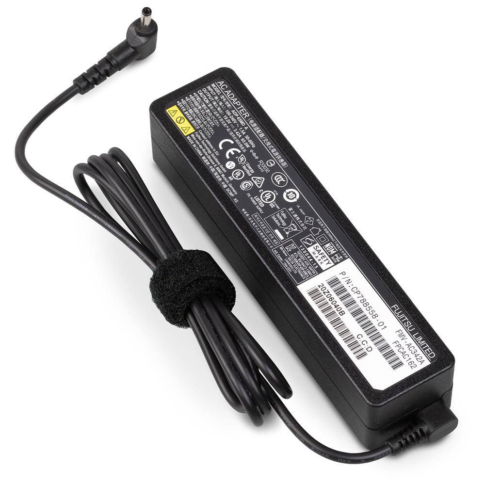 Fujitsu Original 65W Slim Notebook Netzteil (S26391-F1416-L520, 19V, 3.42A, u.a. Stylisitc Q7310, Q7311)