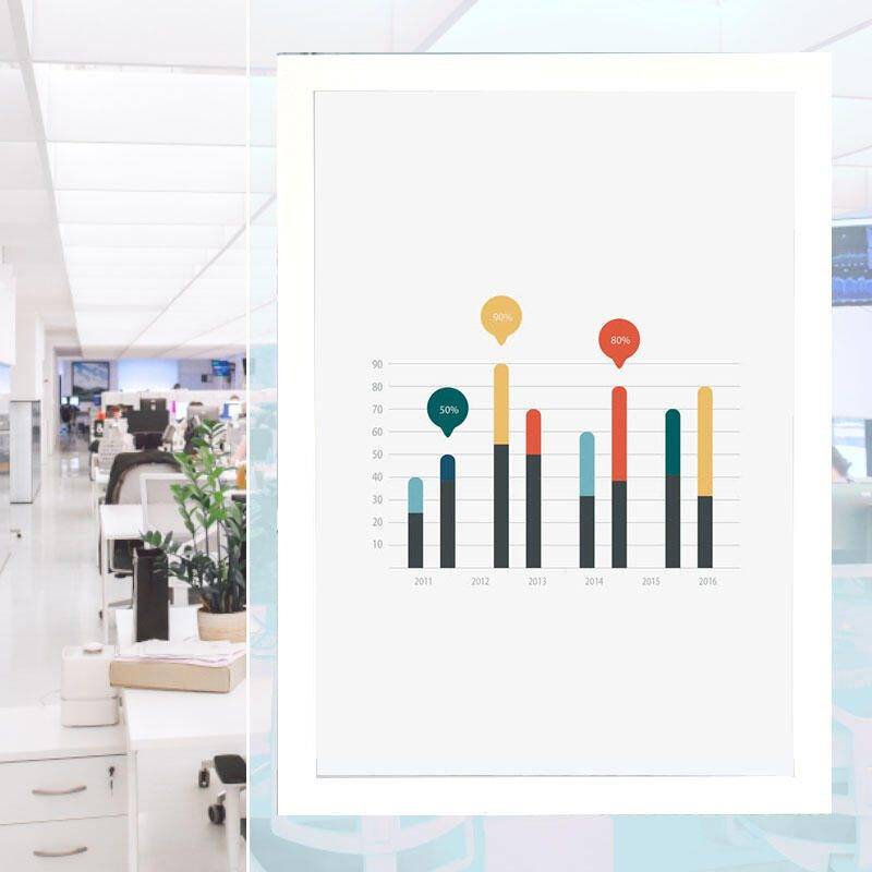 LMG Signaltechnologie Magnetrahmen selbstklebend weiß A4
