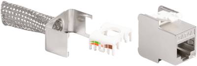 LogiLink Cat.6A Set m. 24 Keystone Buchsen geschirmt kurz - Kabel-/Adapterset - Netzwerk