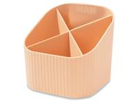 HAN Stiftehalter x-LOOP pastellorange Kunststoff 4 Fächer 11.1 x 11.1 10.5