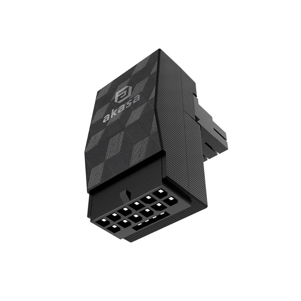 Akasa G-Nexus P16 12VHPWR 12+4 Pin Winkelstecker Netzteil für Grafikkarte der RTX40-Serie