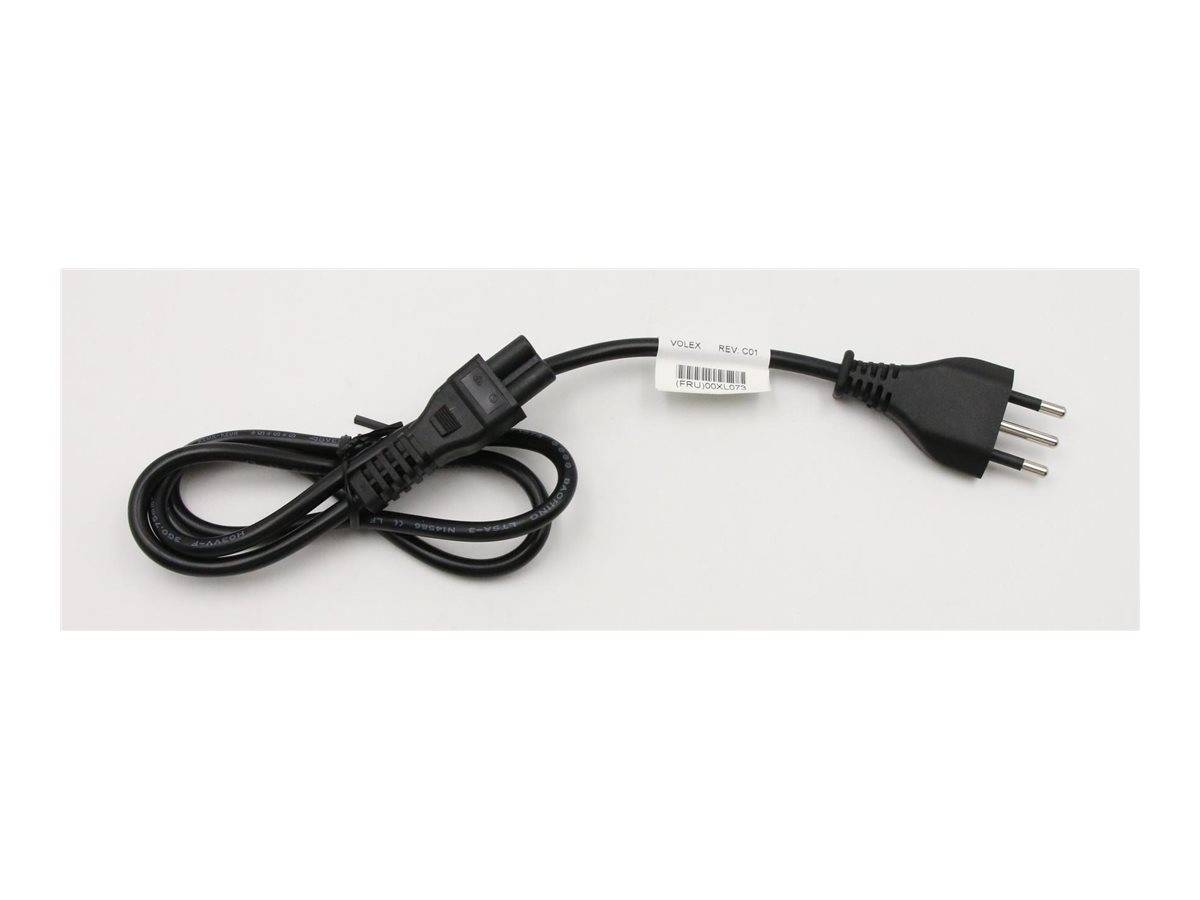Lenovo Stromkabel - Typ L (M) zu IEC 60320 C5 (W)1 m - Italien