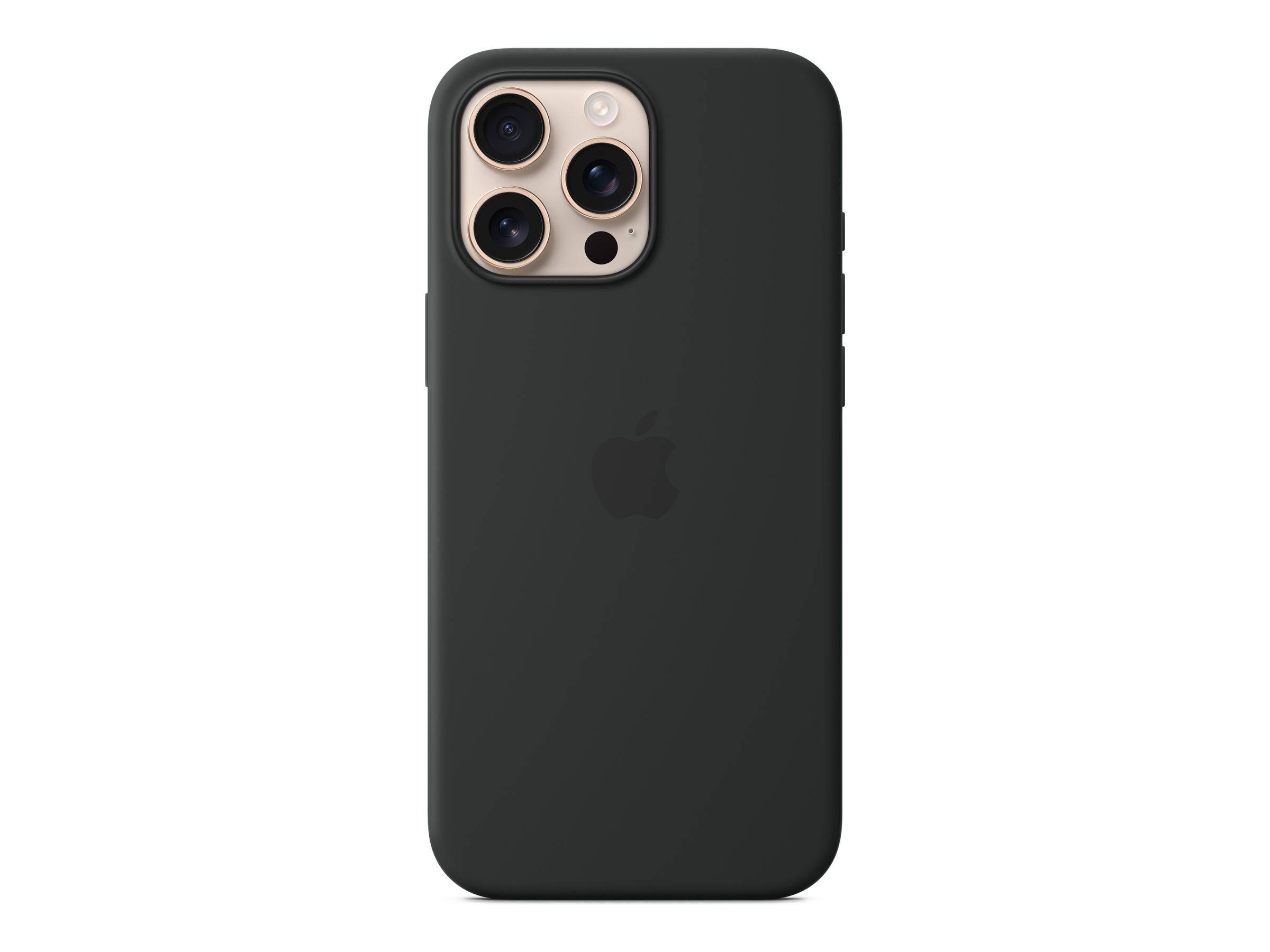 APPLE iPhone 16 Pro Max Silicone Case with MagSafe - Black