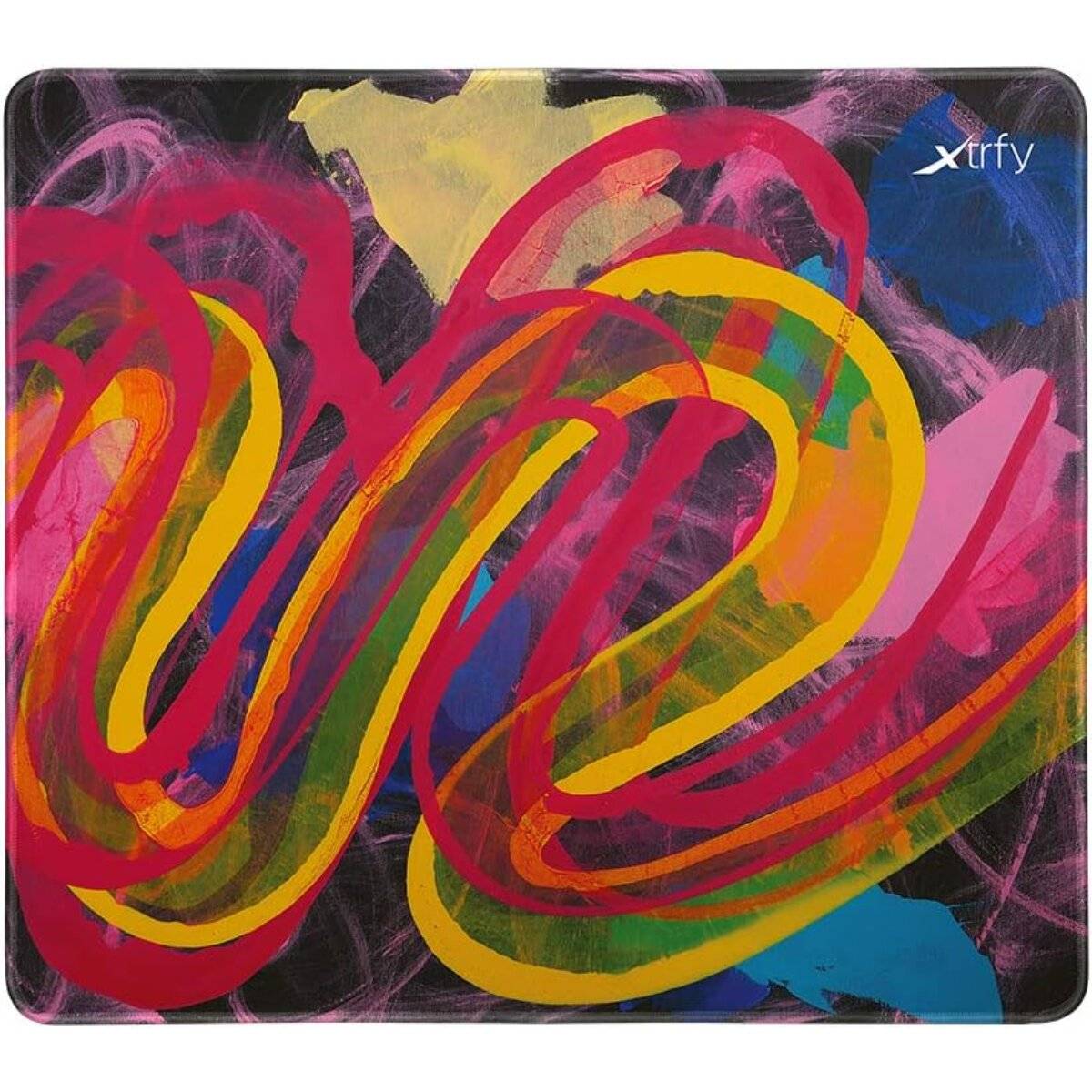 Cherry Xtrfy GP4 (460 x 400 x 4 mm) Großes Gaming Mousepad aus Stoff – mit Design-Print Street Pink Edition