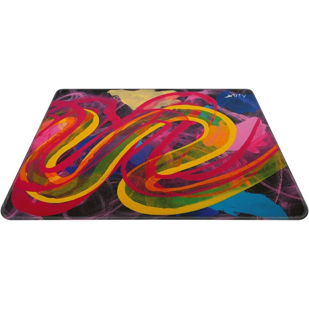Cherry Xtrfy GP4 (460 x 400 x 4 mm) Großes Gaming Mousepad aus Stoff – mit Design-Print Street Pink Edition