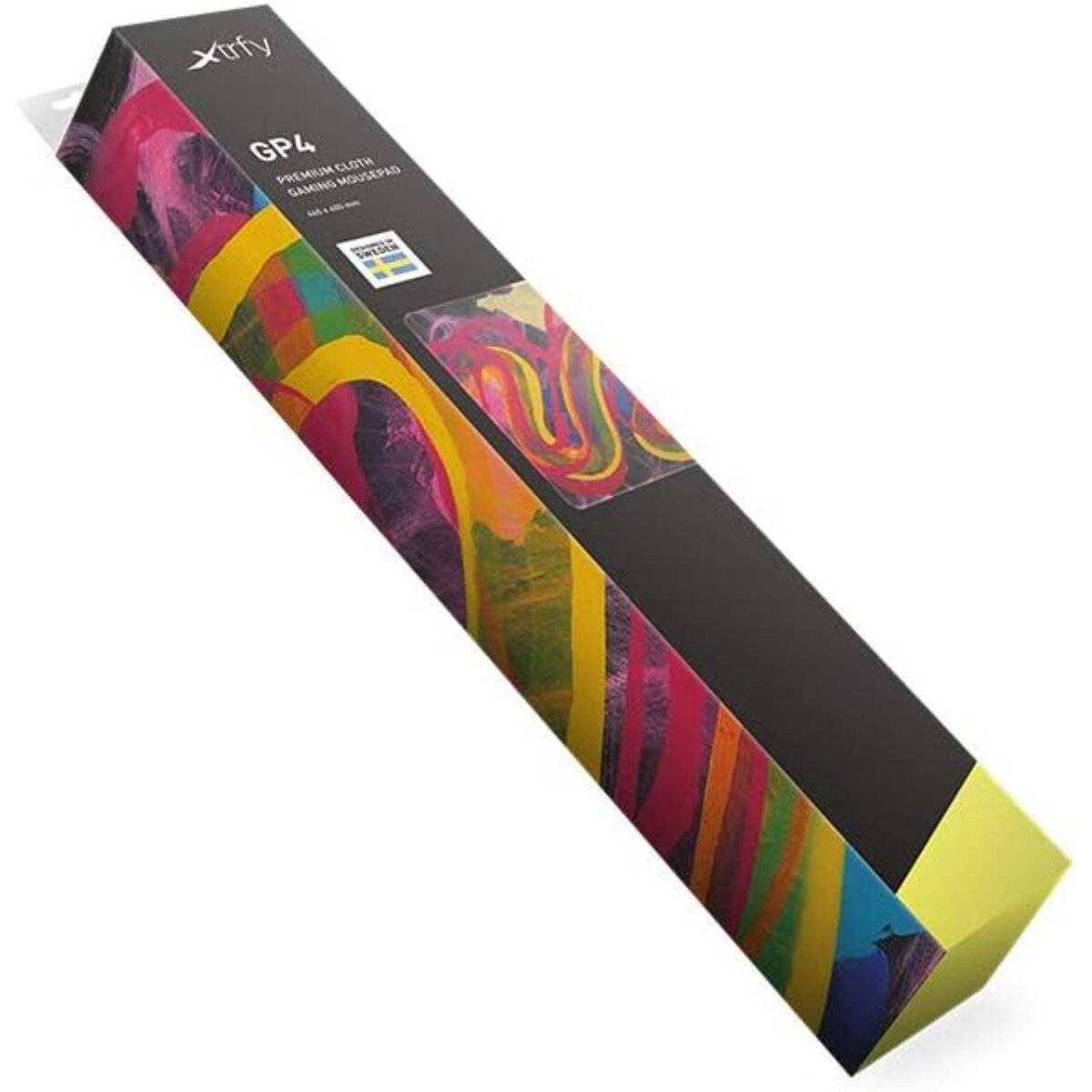 Cherry Xtrfy GP4 (460 x 400 x 4 mm) Großes Gaming Mousepad aus Stoff – mit Design-Print Street Pink Edition