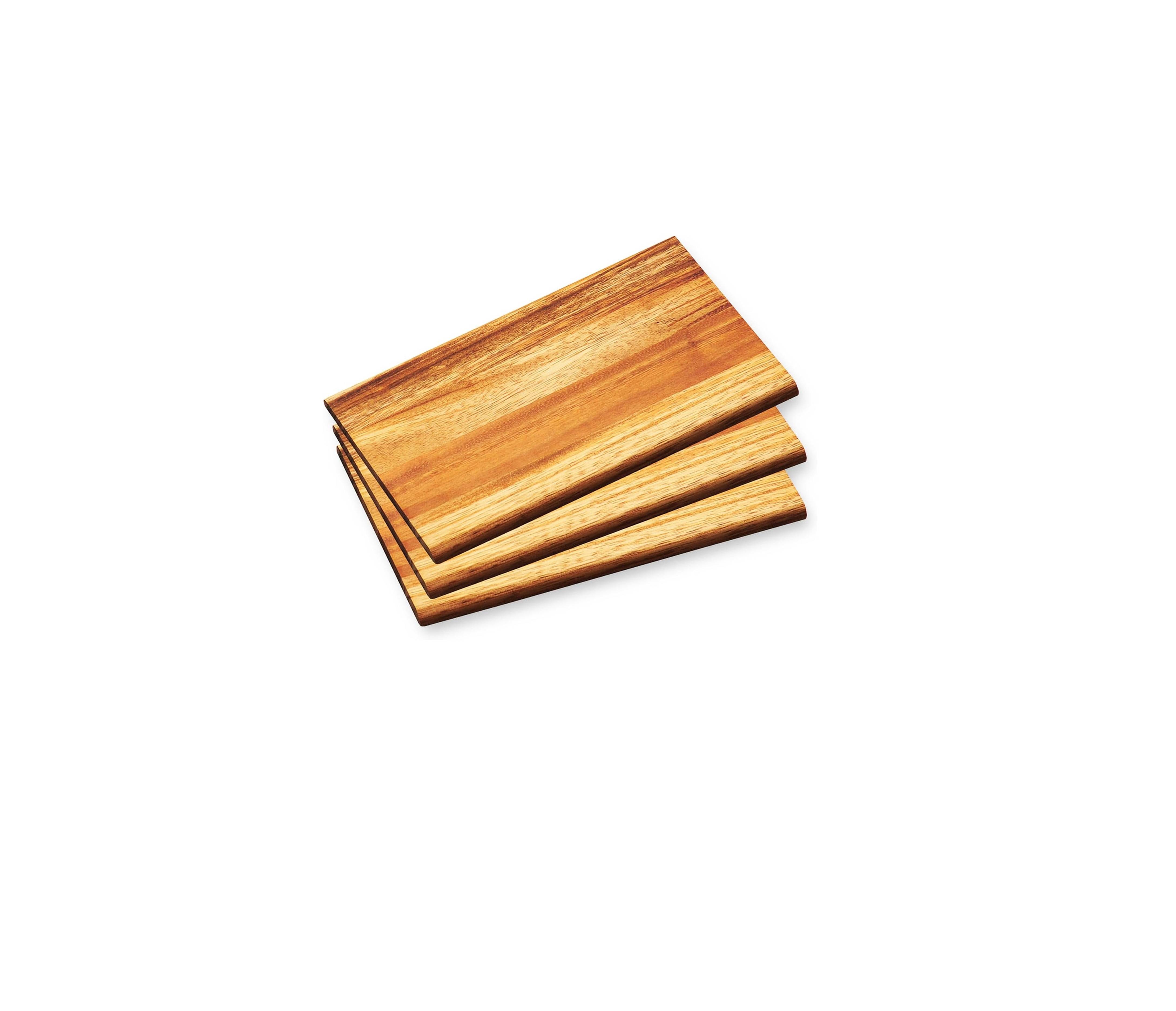 KESPER - 6er Set Frühstücksbrettchen | aus nachhaltigen Akazienholz | Brotzeitbrett | pflegeleicht | robust | 23 x 15 cm