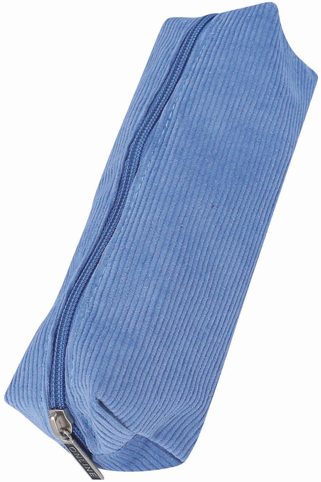 ONLINE Schlampermäppchen blau 22.0 x 7.0 cm