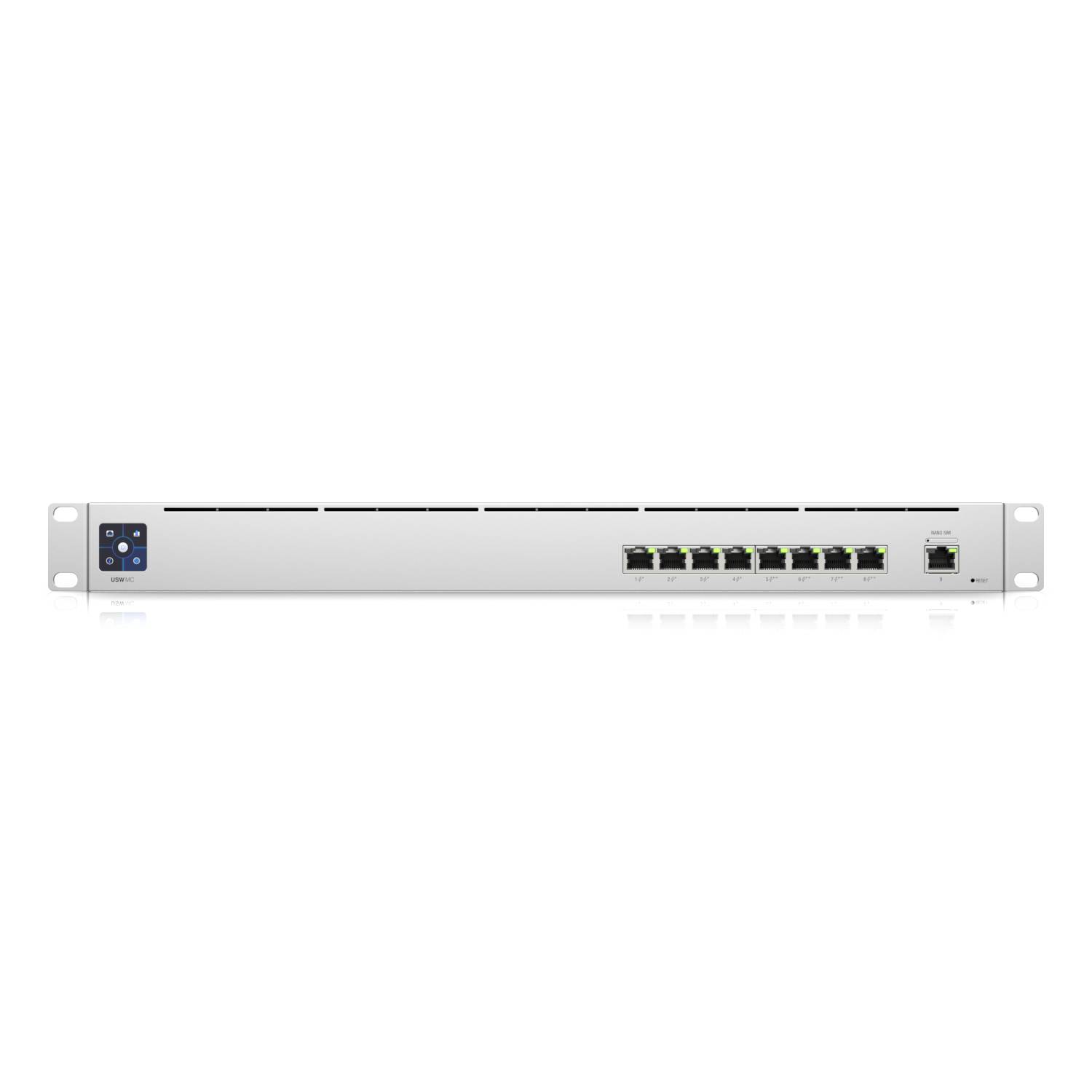 UbiQuiti Mission Critical Netzwerk-Switch 9x Gigabit Ethernet LAN 4x PoE++ - 18 Gbps